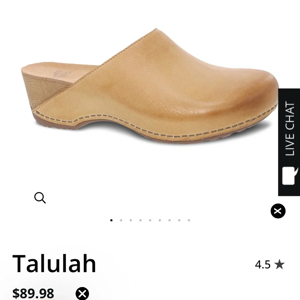 Dansko Tan Leather Mules - Picture 4 of 4